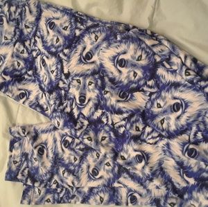 Lularoe Wolf Print Leggings
